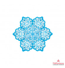 Сф.М-15253 Вырубная фигурка. Снежинка. Двухсторонняя