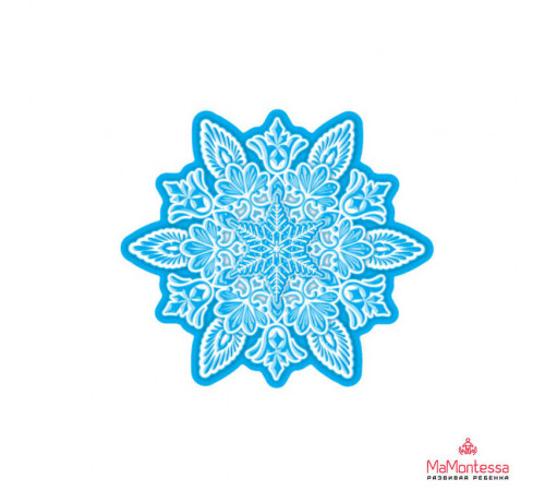 Сф.М-15255 Вырубная фигурка. Снежинка. Двухсторонняя