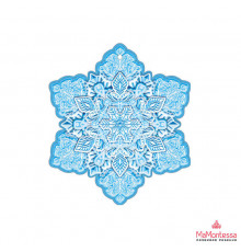 Сф.М-15258 Вырубная фигурка. Снежинка. Двухсторонняя