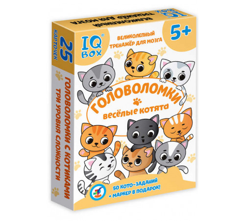 IQ Box. Головоломки. Весёлые котята IQ Box. Головоломки. Весёлые котята