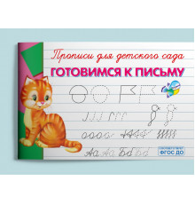 Прописи для детского сада Готовимся к письму (10096)