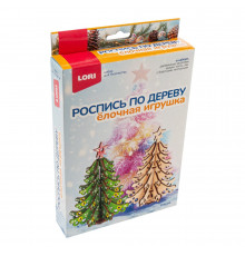 Л.Фнн-066 Роспись по дереву.Ёлочная игрушка 