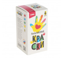 Л.Пкр-007 Пальчиковые краски 4 цвета по 50 мл