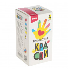 Л.Пкр-007 Пальчиковые краски 4 цвета по 50 мл
