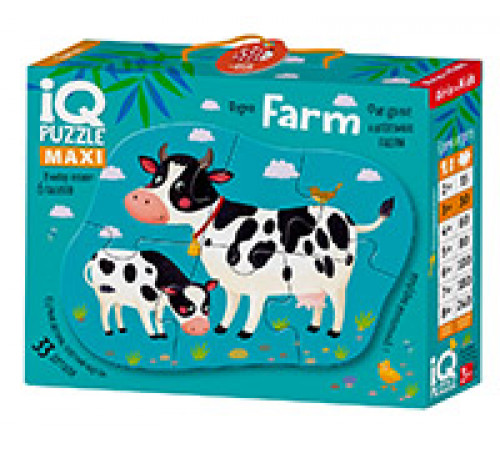IQ Пазл Напольный  Ферма (Farm) 3+