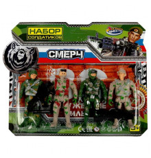 Набор солдатиков с оружием, блист.25,3х20,2х2см ИГРАЕМ ВМЕСТЕ