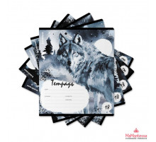 Тетрадь школьная ученическая ErichKrause Timber Wolf, 18 листов, линейка (в плёнке по 10 шт.)_MIX-PACK,60563