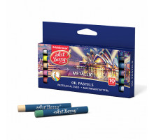 Масляная пастель ArtBerry® Metallic 8 цветов + 2 контура