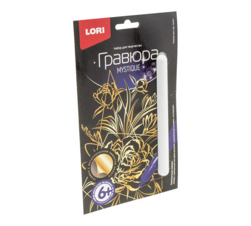 Гравюра малая. Пышный пион (арт.Гр-614)