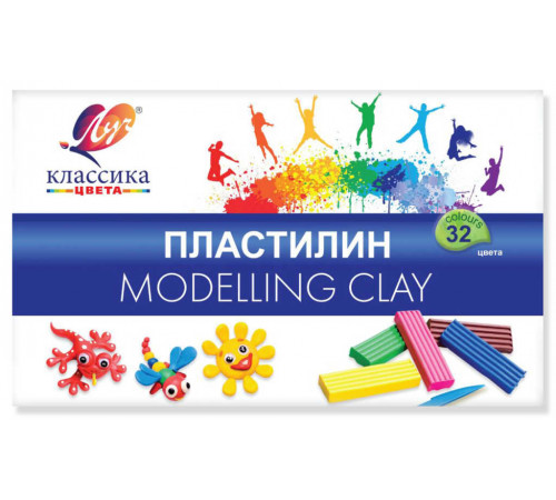 Пластилин -Классика- 32 цв 31С 2065-08 Пластилин -Классика- 32 цв 31С 2065-08