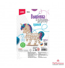 Фн-043 Вышивка по дереву -Лама-