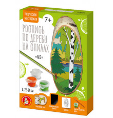 Роспись по дереву на спилах 