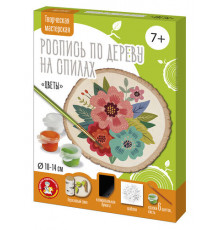 Роспись по дереву на спилах 