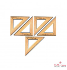 Треугольник деревянный, 45*18 см, УЧД, С15