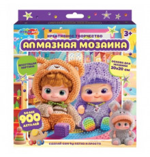 Алмазная мозаика 15*15 см, в коробке Вакуку MultiArt в кор.48шт