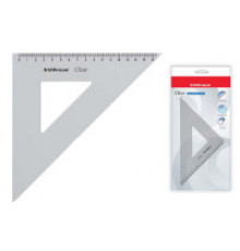 Угольник 45°/ 16 см CLEAR, в полибеге 39084
