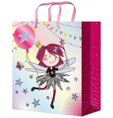 Пакет подарочный с глянцевой ламинацией 22x31x10 см  (МL) Феечка, 157 г ППК-4442