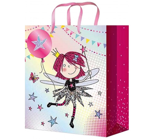 Пакет подарочный с глянцевой ламинацией 22x31x10 см  (МL) Феечка, 157 г ППК-4442