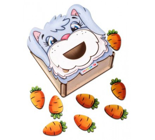 Логопедическая игра. Накорми зайку. П5429