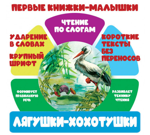 Первые книжки-малышки. Читаем по слогам. Лягушки-хохотушки