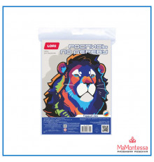 Роспись по дереву. Картина. Нео-животные 