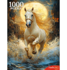 Пр.п.ПАЗЛЫ 1000 элементов. БЕЛАЯ ЛОШАДЬ   (арт.П1000-8272)