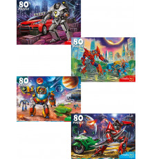 ПАЗЛЫ 80 элементов. МИР ТРАНСФОРМЕРОВ №31 (Арт. Ф80-2007) кратно 16