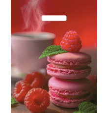 Пакет 31*40=60 Малиновый десерт Глянец прор (50/1000)