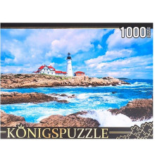 Konigspuzzle. ПАЗЛЫ 1000 элементов. ГИK1000-0643 МАЯК ПОРТЛЕНД-ХЕД