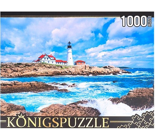 Konigspuzzle. ПАЗЛЫ 1000 элементов. ГИK1000-0643 МАЯК ПОРТЛЕНД-ХЕД Konigspuzzle. ПАЗЛЫ 1000 элементов. ГИK1000-0643 МАЯК ПОРТЛЕНД-ХЕД