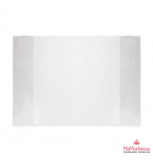 Обложка ПВХ для контурных карт и атласов А4 БОЛЬШОГО ФОРМАТА, ПЛОТНАЯ, 100 мкм, 300х460 мм, прозрачная, ПИФАГОР, 227436