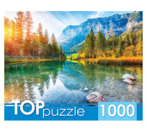 TOPpuzzle. ПАЗЛЫ 1000 элементов ГИТП1000-215 Германия. Озеро Хинтерзее