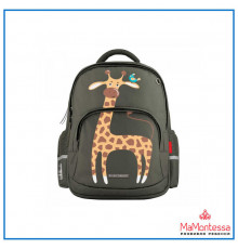 РЮКЗАК ТЕМНО-СЕРЫЙ С ЭРГОНОМИЧНОЙ СПИНКОЙ 