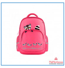 РЮКЗАК РОЗОВЫЙ С ЭРГОНОМИЧНОЙ СПИНКОЙ 