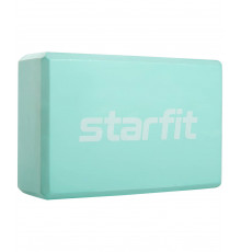 Блок для йоги STARFIT Core YB-200 EVA, 8 см, 115 гр, 22,5х15см, мятный (пара)