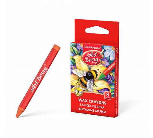 Восковые мелки ArtBerry® 8 цветов, 34929 Восковые мелки ArtBerry® 8 цветов, 34929