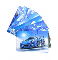 Пр.п.ПАЗЛЫ 9 в 1 (54 детали, поле 15х10,5 см) ТРАНСПОРТ (арт. П54-8239)