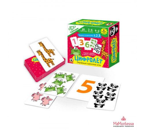 Игра карточная «Цифролёт» ТУРБОДУМ 4730