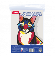 Роспись по дереву. Картина. Нео-животные 