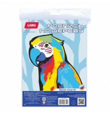 Роспись по дереву. Картина. Нео-животные 