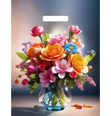 Пакет 31*40=60 Цветочный коктейль Глянец прор (50/1000)