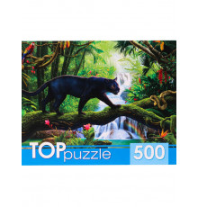 TOPpuzzle. ПАЗЛЫ 500 элементов. ХТП500-6816 Черная пантера
