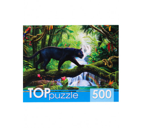 TOPpuzzle. ПАЗЛЫ 500 элементов. ХТП500-6816 Черная пантера