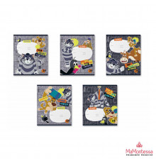 Тетрадь школьная ученическая ErichKrause Простоквашино, 24 листа, линейка (в плёнке по 10 шт.)_MIX-PACK 60635