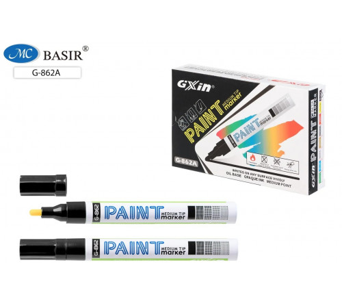 Маркер-краска: на масляной основе, синий цвет G-862A/син/