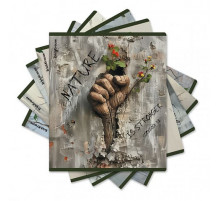Тетрадь общая ученическая ErichKrause Nature Power, 48 л, кл., твин-лак _MIX-PACK 63302