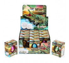 Игрушка ЯЙЦО аллигатор, кор. IQ Эксперимент уп-12шт