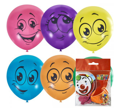 П.Воздушные шары Смайлы Ассорти