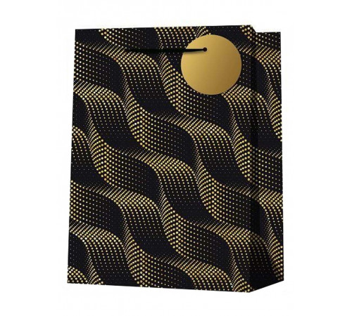 Dream cards Пакет подарочный с мат.лам. и золотистым тиснением 18*23*10 см  (размер М) Японские