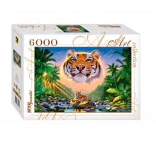 Пазл 6000 элементов. Величественный тигр 85501